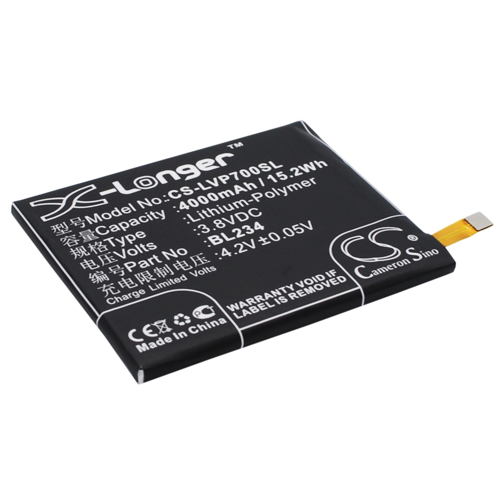 Batería del teléfono móvil Lenovo CS-LVP700SL