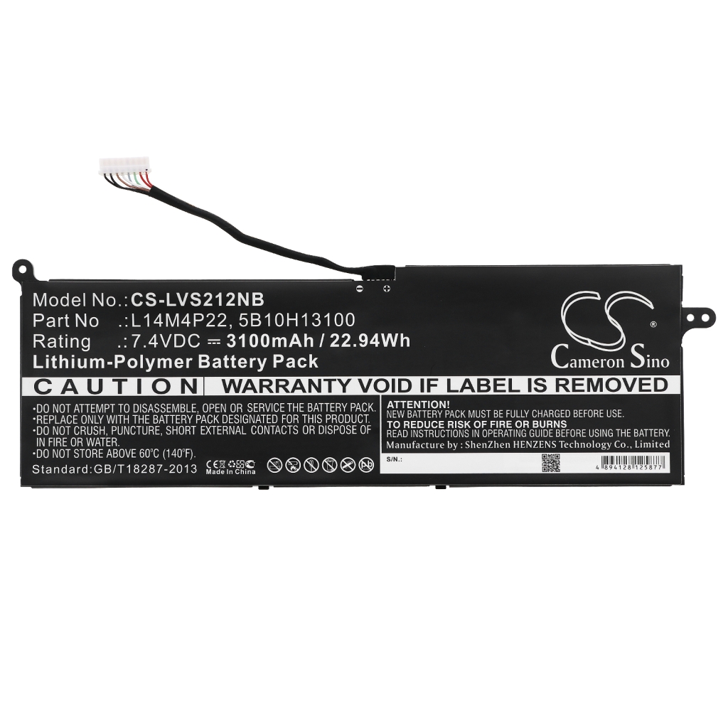 Batería para portátil Lenovo CS-LVS212NB