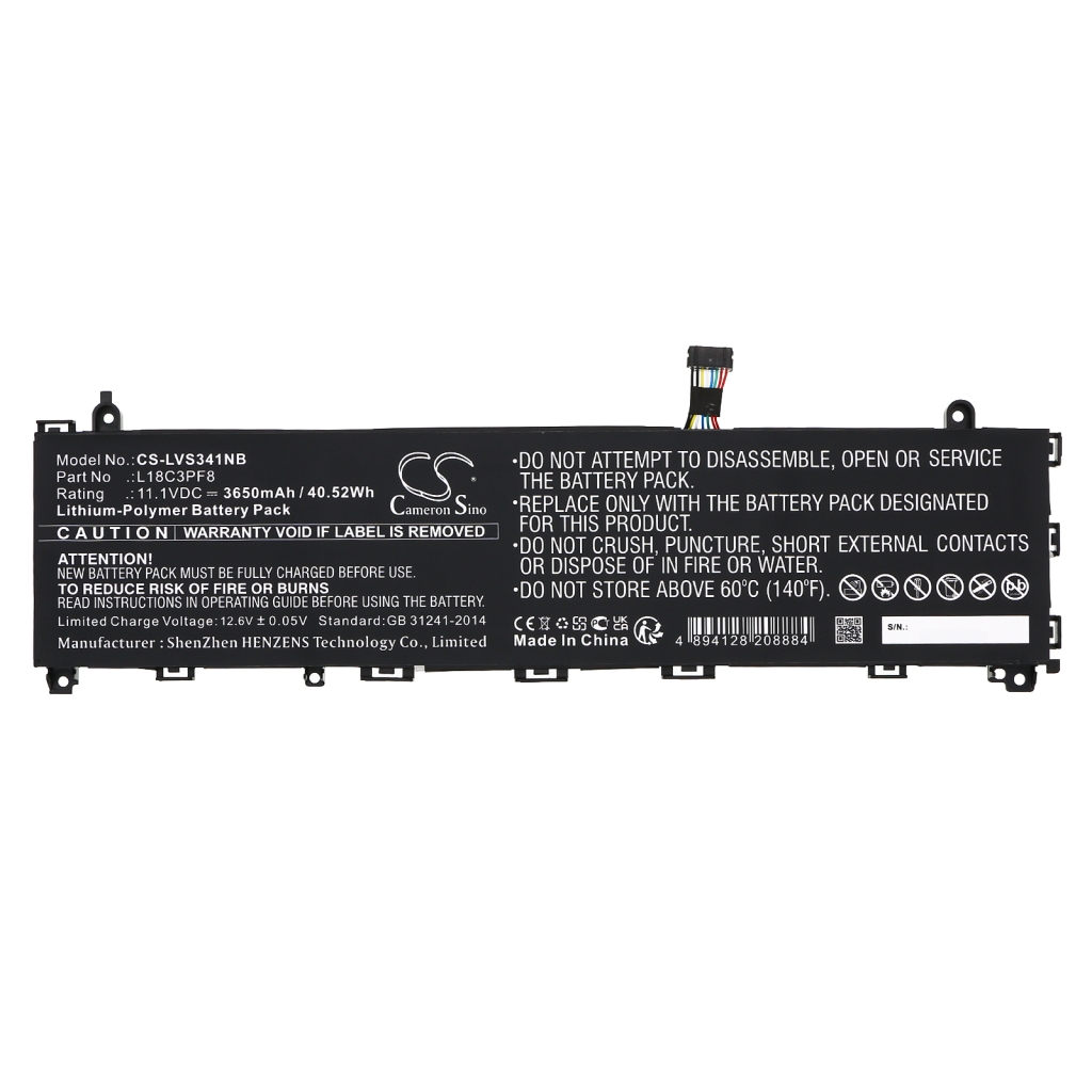 Batería para portátil Lenovo IdeaPad S340-13IML(81UM000PJP)