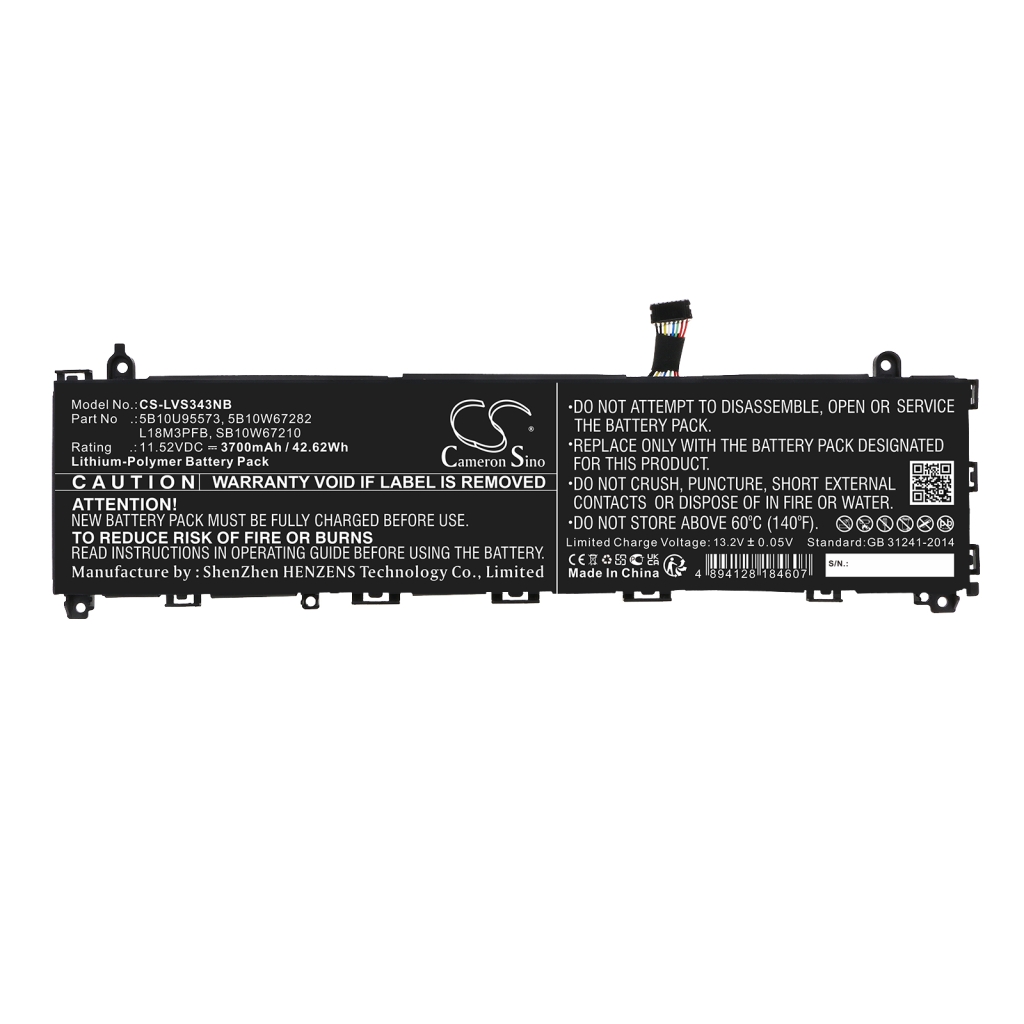 Batería para portátil Lenovo IdeaPad S340-13IML(81UM000PJP)