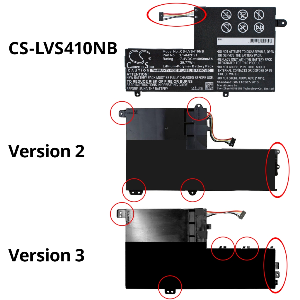 Batería para portátil Lenovo IdeaPad 720