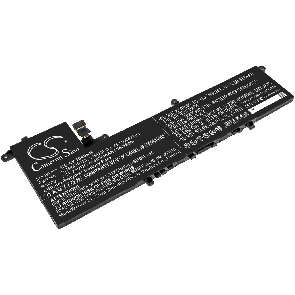 Batería para portátil Lenovo CS-LVS540NB