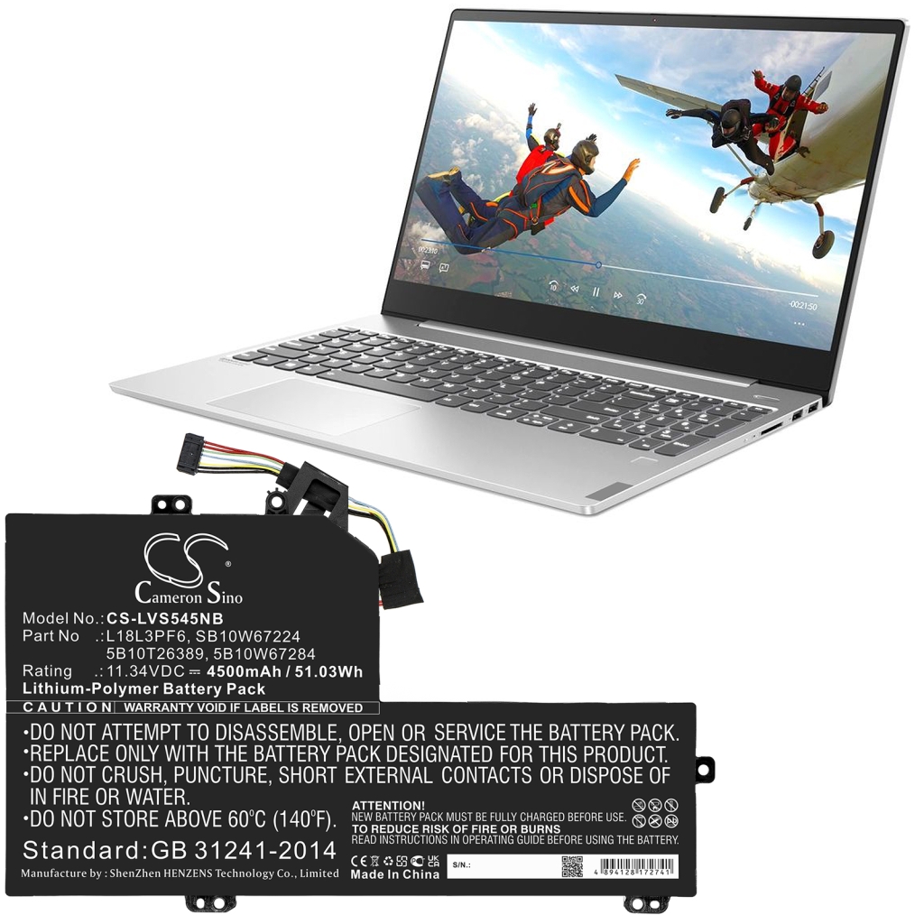 Batería para portátil Lenovo CS-LVS545NB
