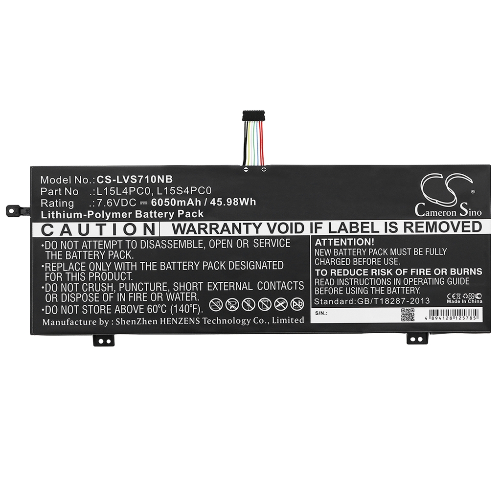 Batería para portátil Lenovo CS-LVS710NB