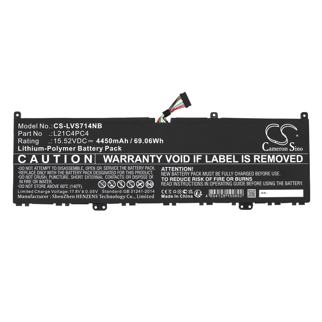 Batería para portátil Lenovo CS-LVS714NB