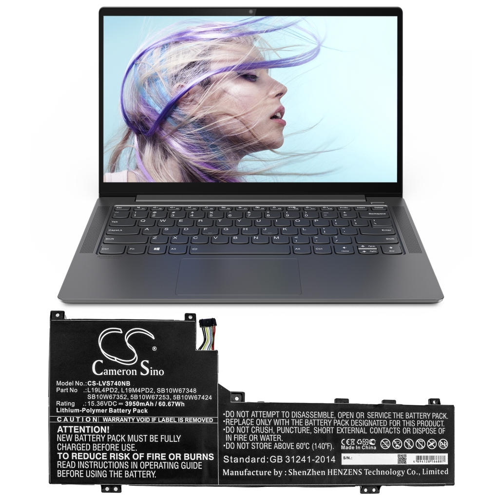 Batería para portátil Lenovo CS-LVS740NB