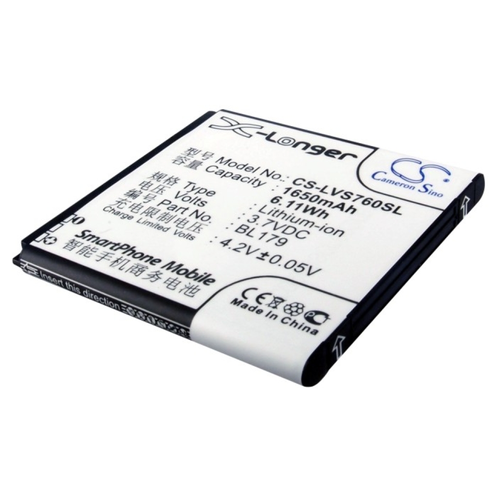 Batería del teléfono móvil Lenovo a790e