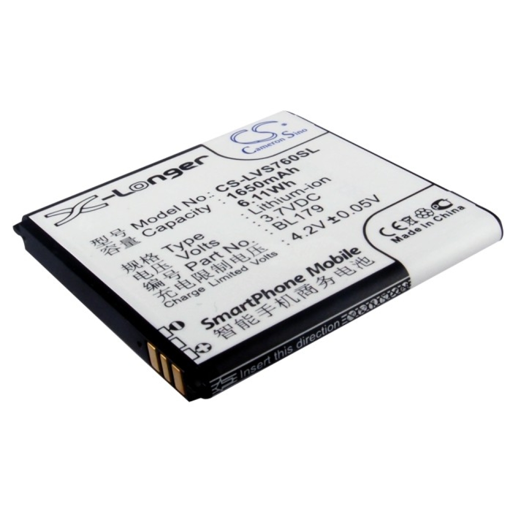 Batería del teléfono móvil Lenovo a790e