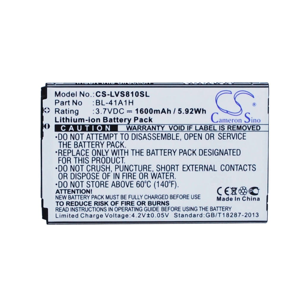 Batería del teléfono móvil LG LGLS660AVB