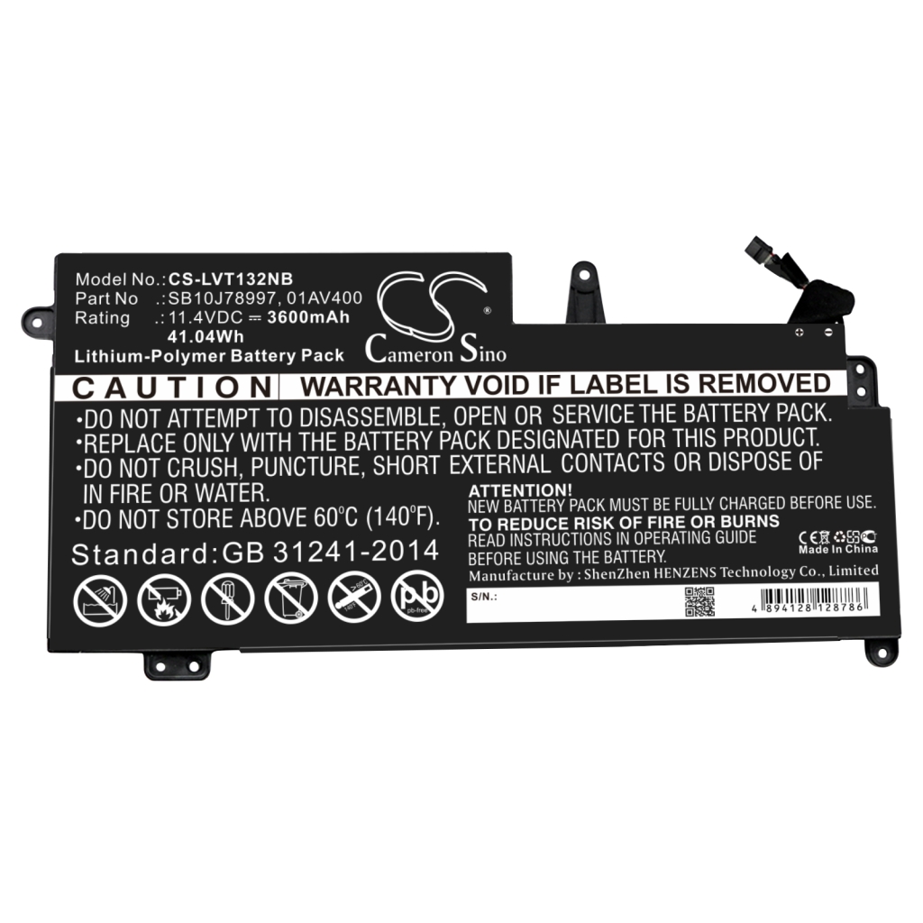 Batería para portátil Lenovo Thinkpad 13