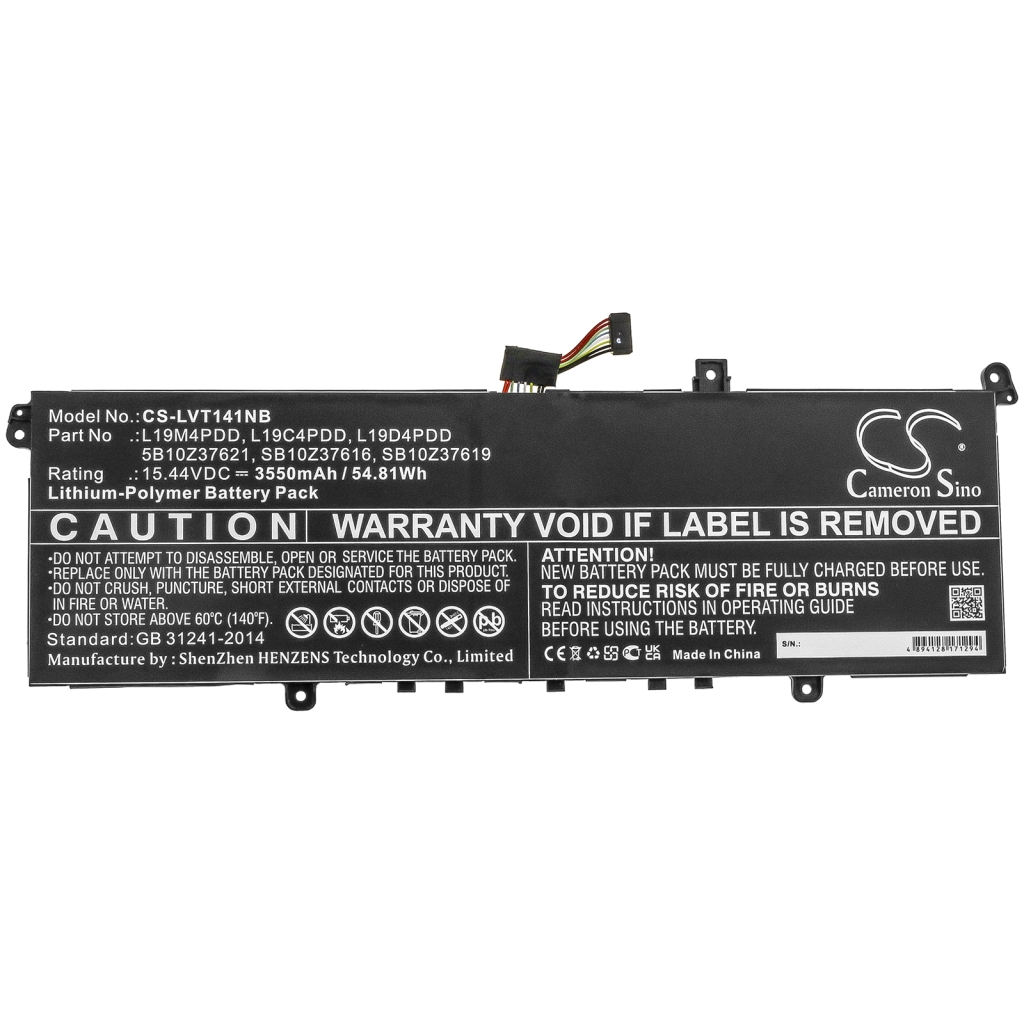 Batería para portátil Lenovo CS-LVT141NB