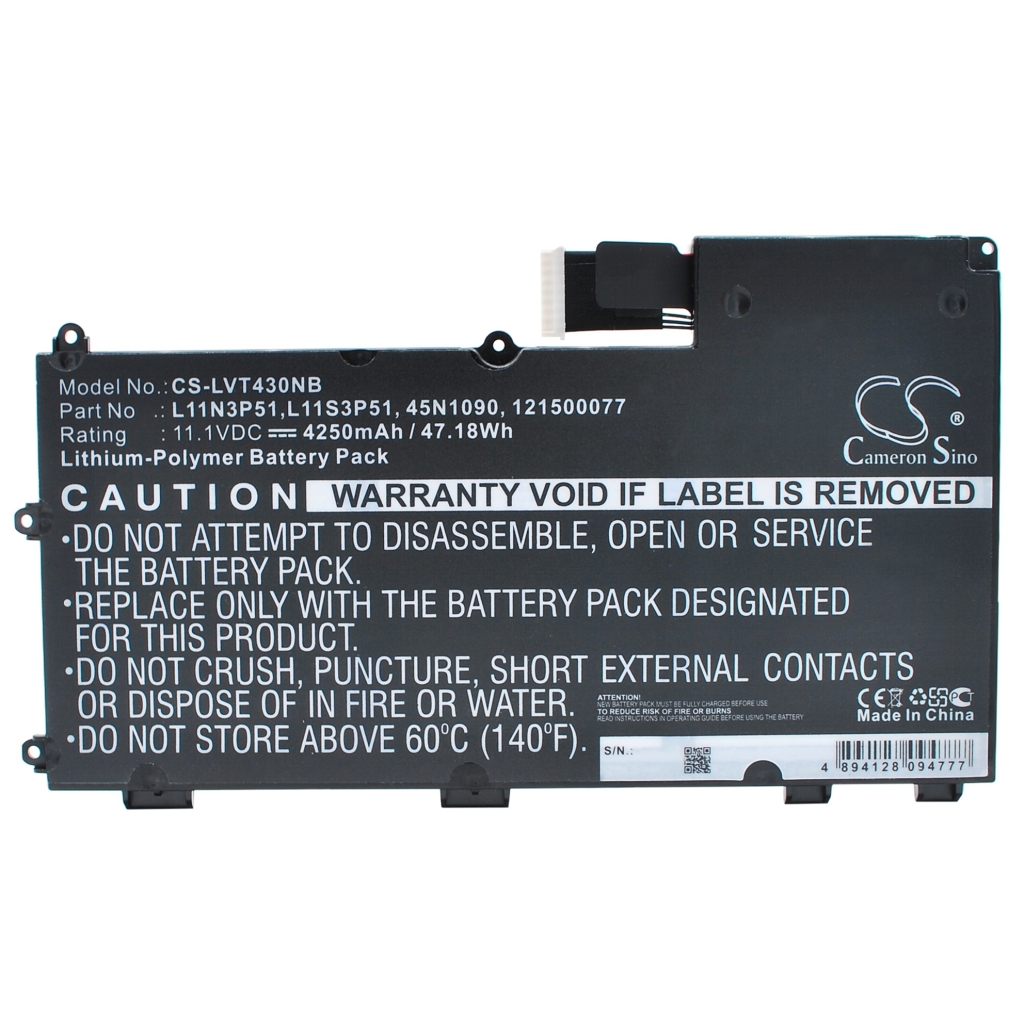 Batería para portátil Lenovo CS-LVT430NB