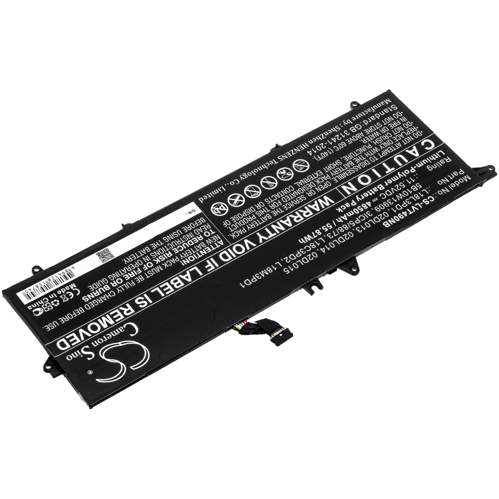 Batería para portátil Lenovo ThinkPad T490s(20NX000RCD)