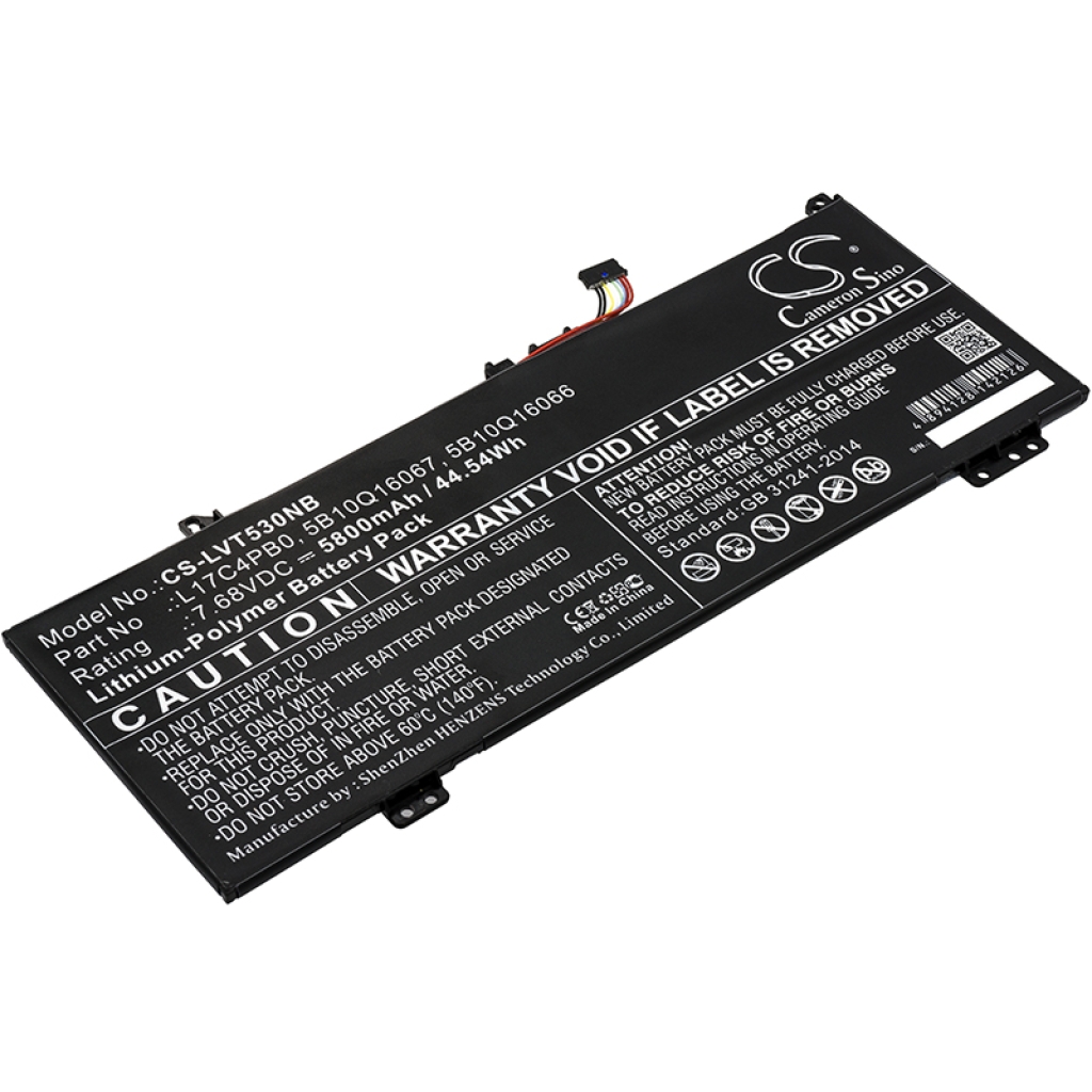 Batería para portátil Lenovo CS-LVT530NB