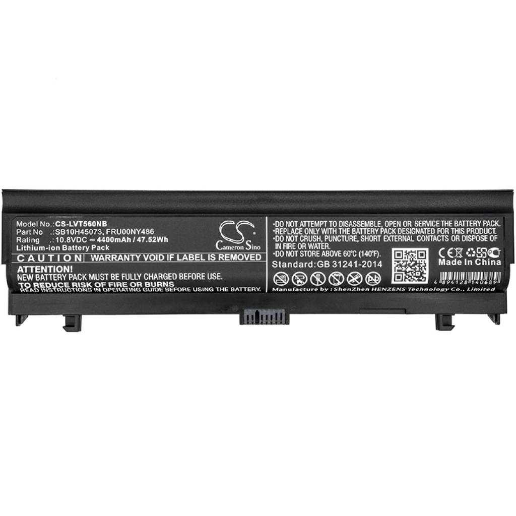 Batería para portátil Lenovo CS-LVT560NB