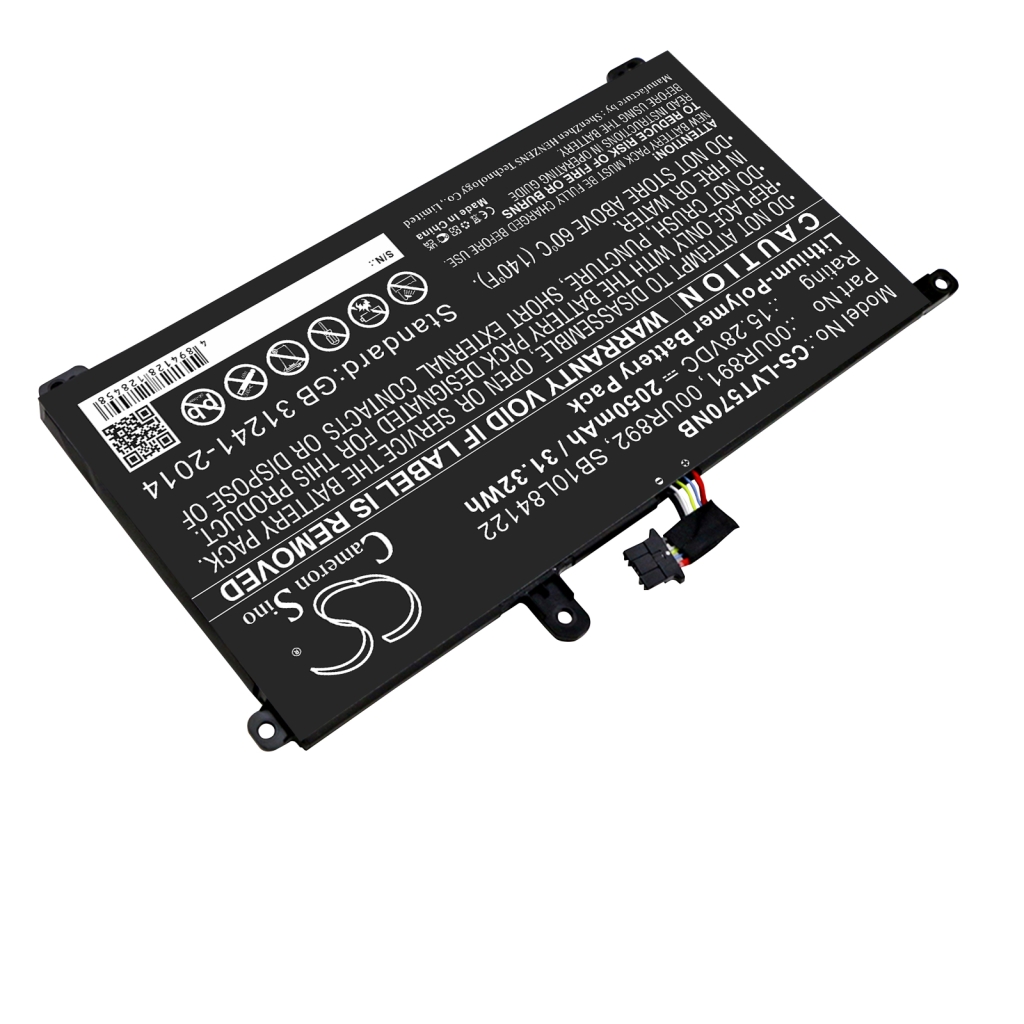 Batería para portátil Lenovo ThinkPad T580(20L9A006CD)