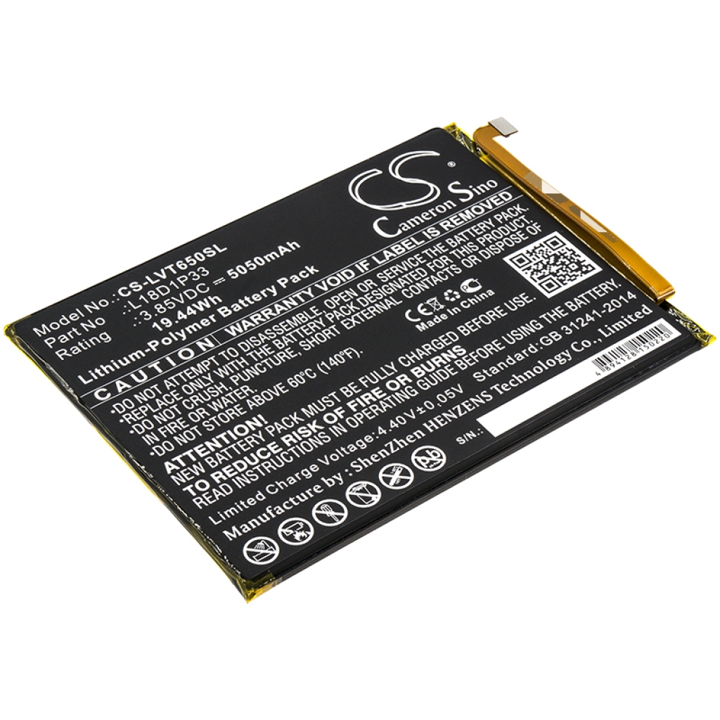 Batería de la tableta Lenovo CS-LVT650SL