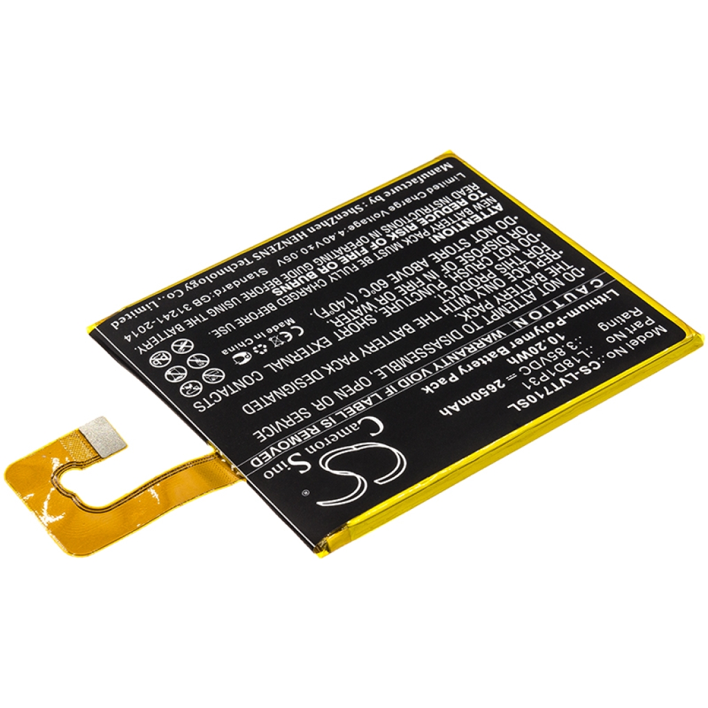 Batería de la tableta Lenovo CS-LVT710SL
