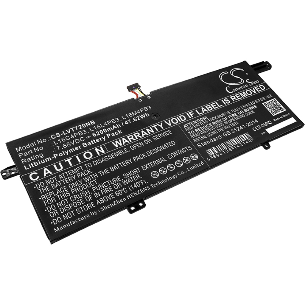 Batería para portátil Lenovo CS-LVT720NB