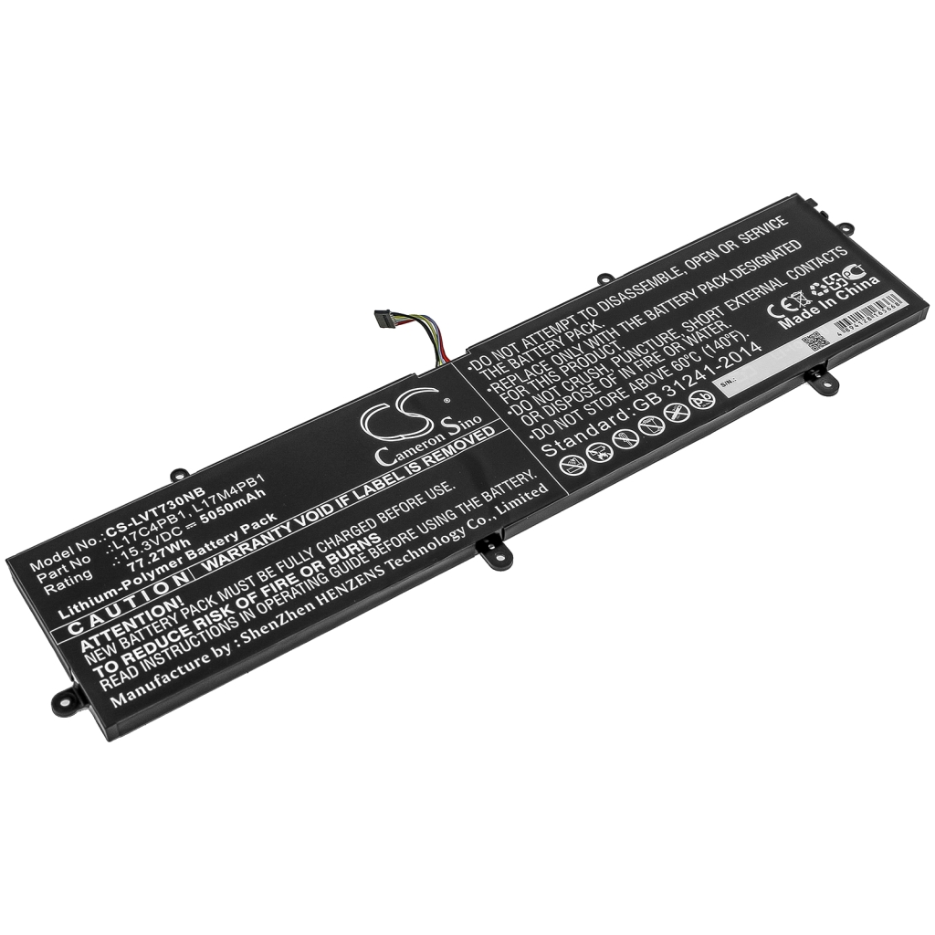 Batería para portátil Lenovo CS-LVT730NB