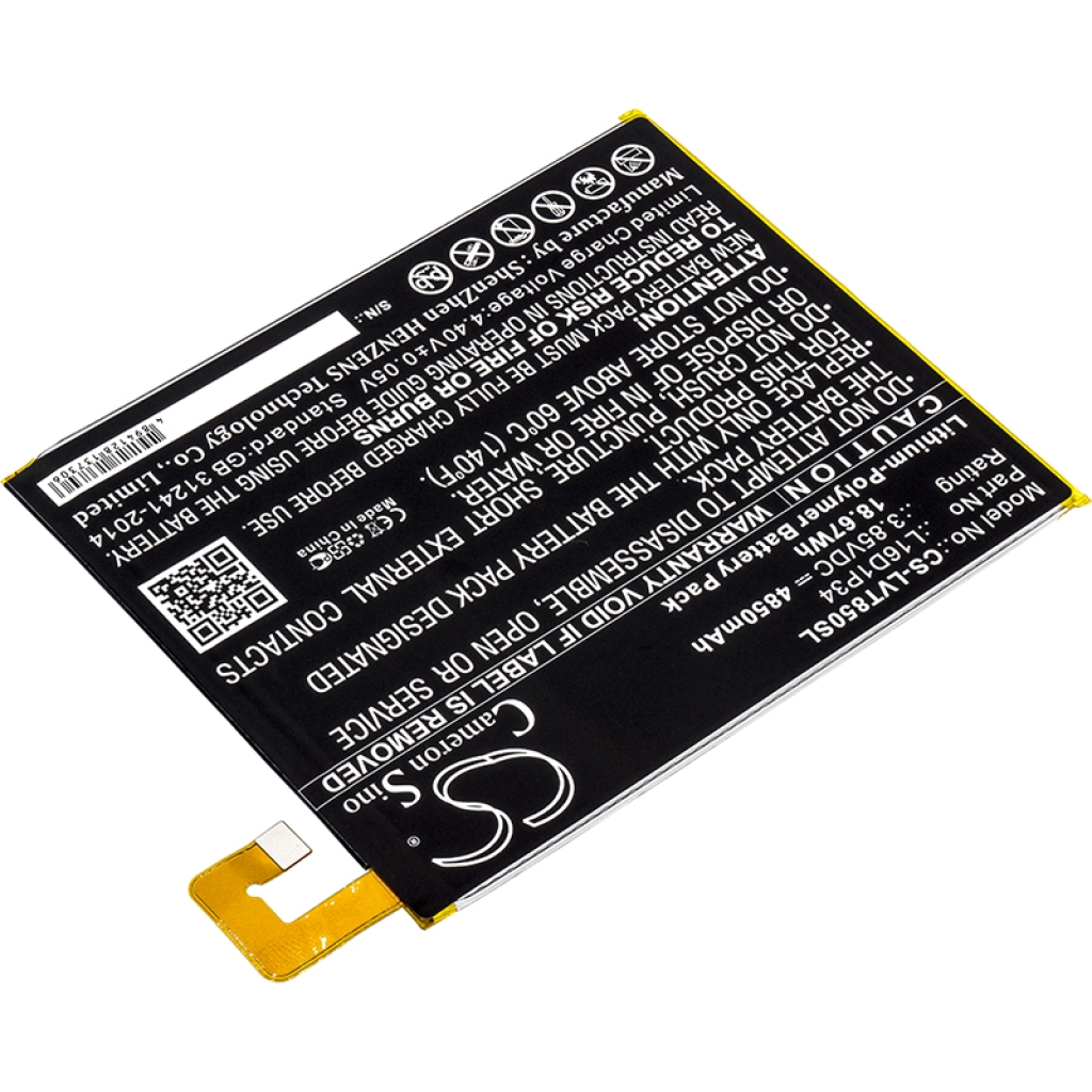 Batería de la tableta Lenovo CS-LVT850SL