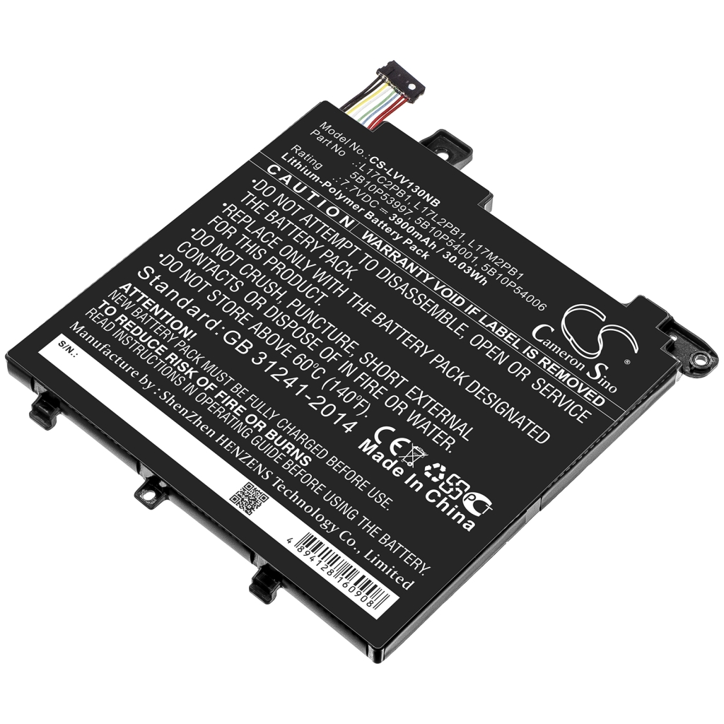 Batería para portátil Lenovo CS-LVV130NB