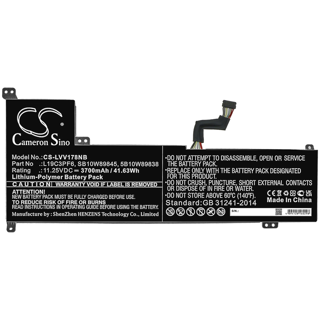 Batería para portátil Lenovo CS-LVV178NB