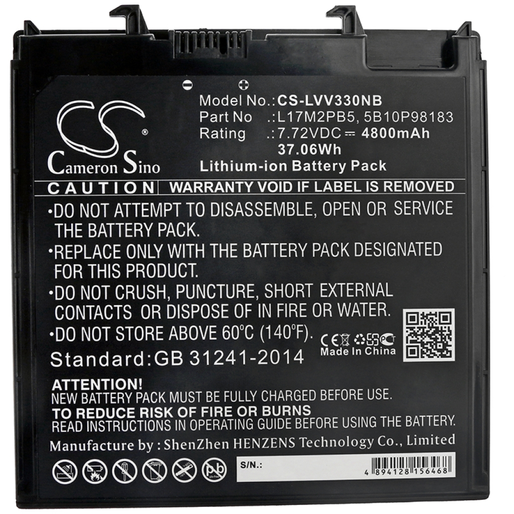 Batería para portátil Lenovo CS-LVV330NB