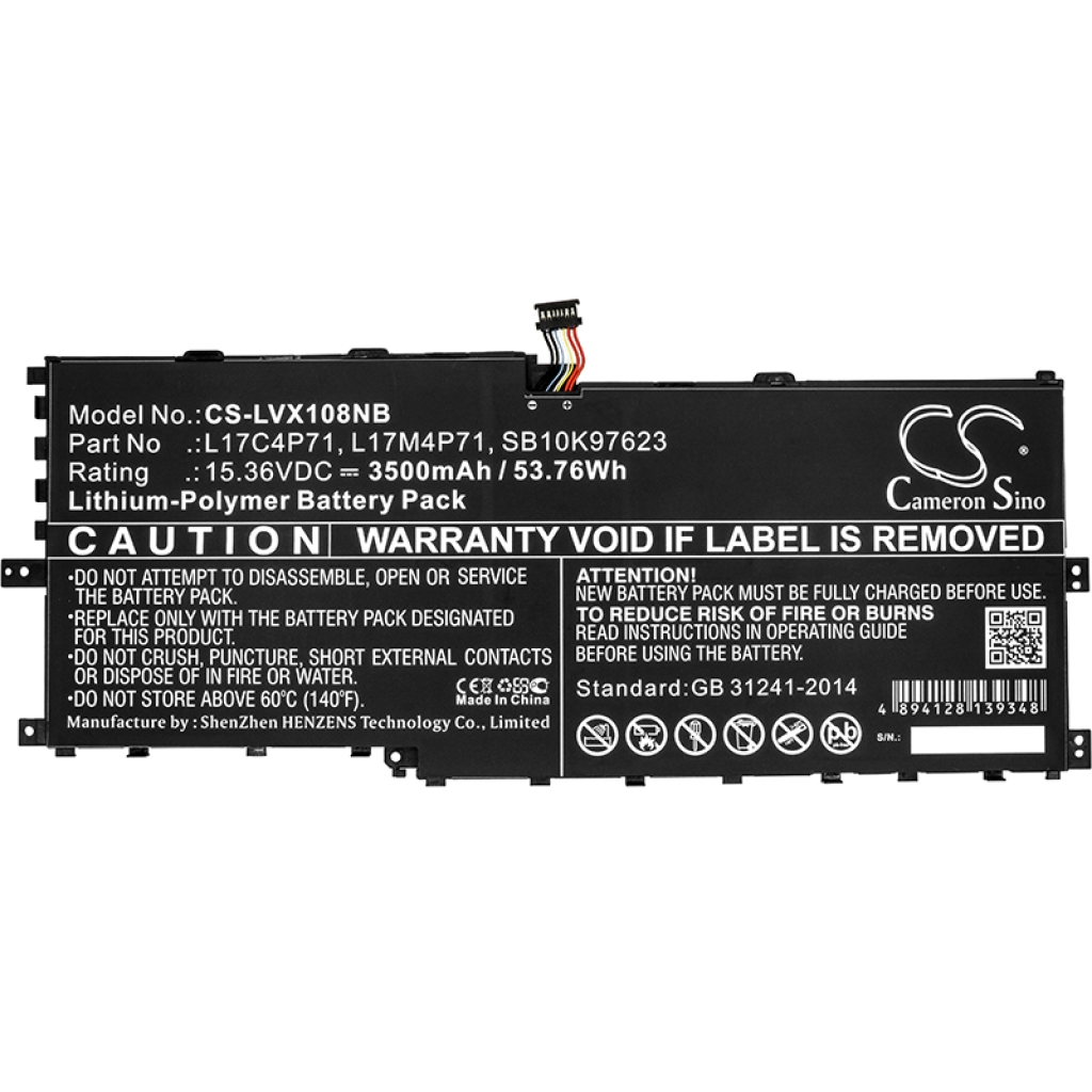 Batería para portátil Lenovo CS-LVX108NB