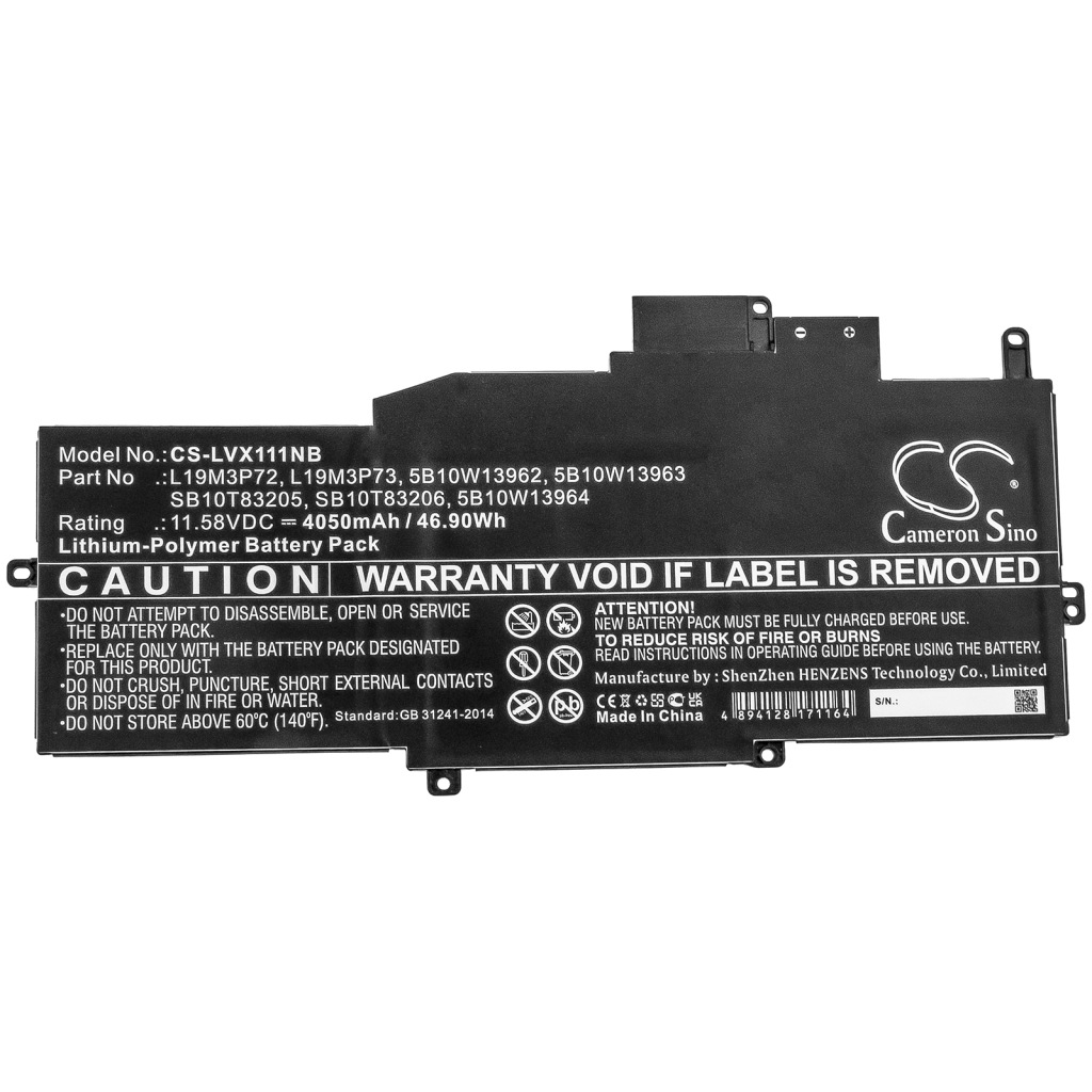 Batería para portátil Lenovo CS-LVX111NB