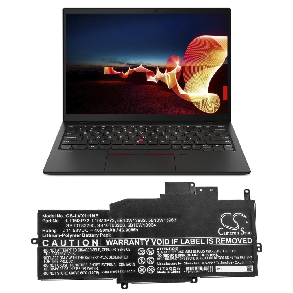Batería para portátil Lenovo CS-LVX111NB