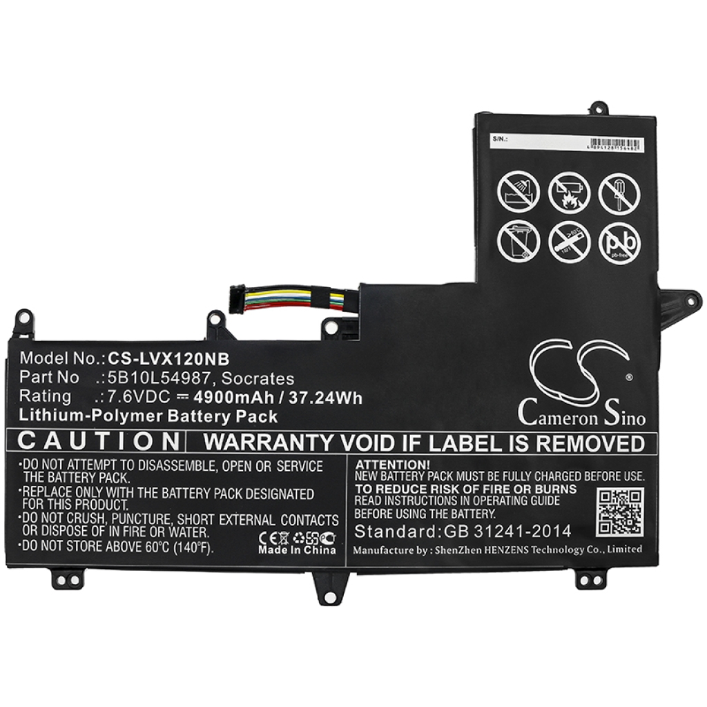 Batería para portátil Lenovo CS-LVX120NB
