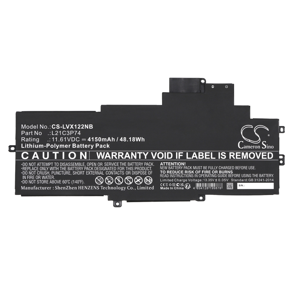 Batería para portátil Lenovo CS-LVX122NB
