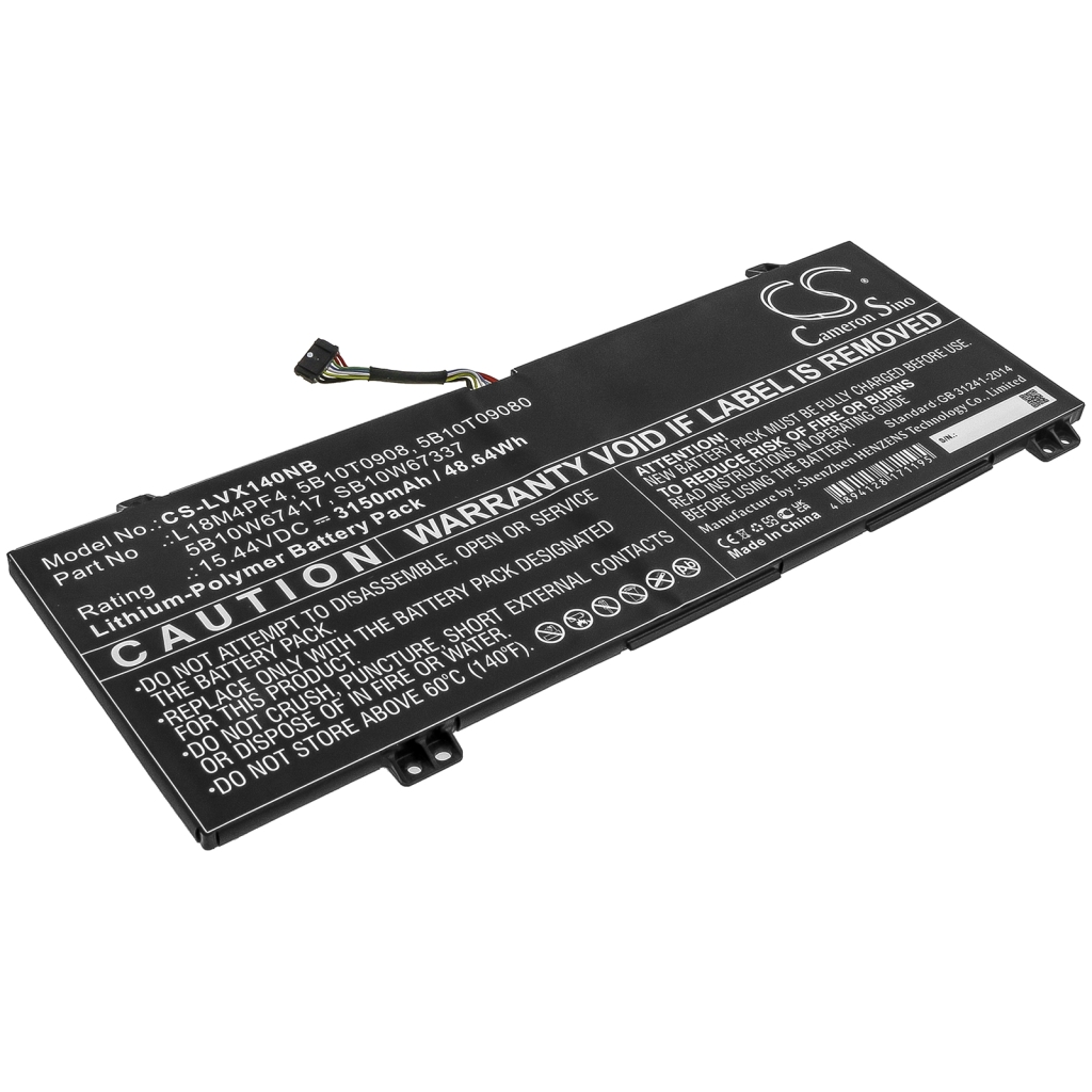 Batería para portátil Lenovo CS-LVX140NB