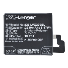 Reemplazo de batería compatible para LENOVO BL231