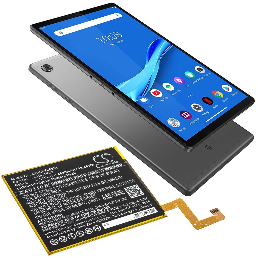 Batería de la tableta Lenovo CS-LVX606SL