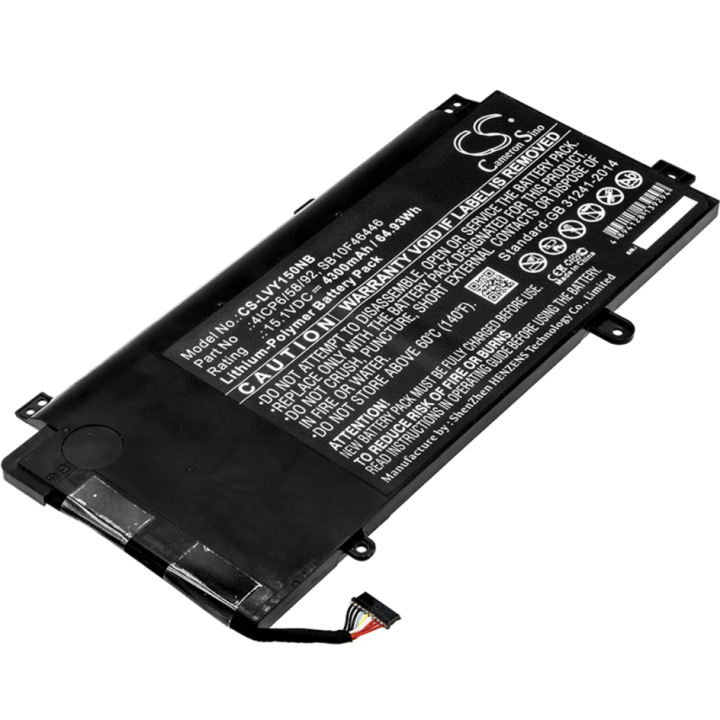 Batería para portátil Lenovo CS-LVY150NB