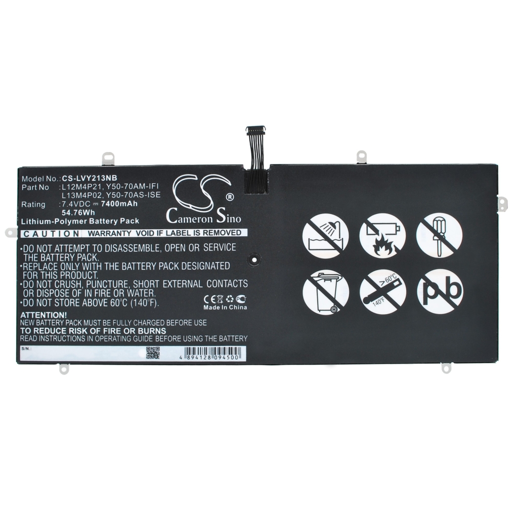 Batería para portátil Lenovo CS-LVY213NB