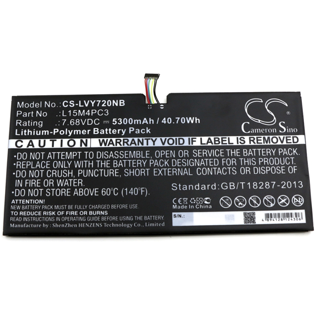 Batería para portátil Lenovo CS-LVY720NB