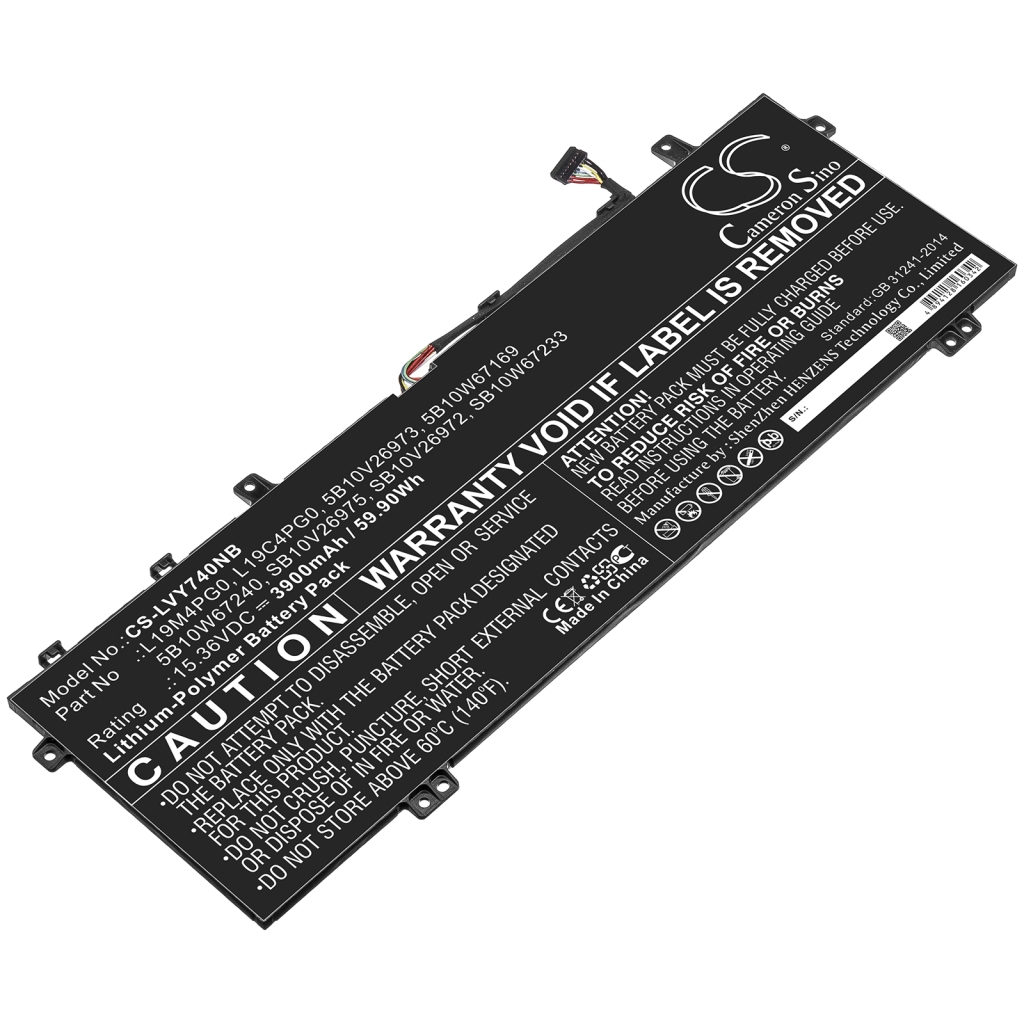 Batería para portátil Lenovo CS-LVY740NB