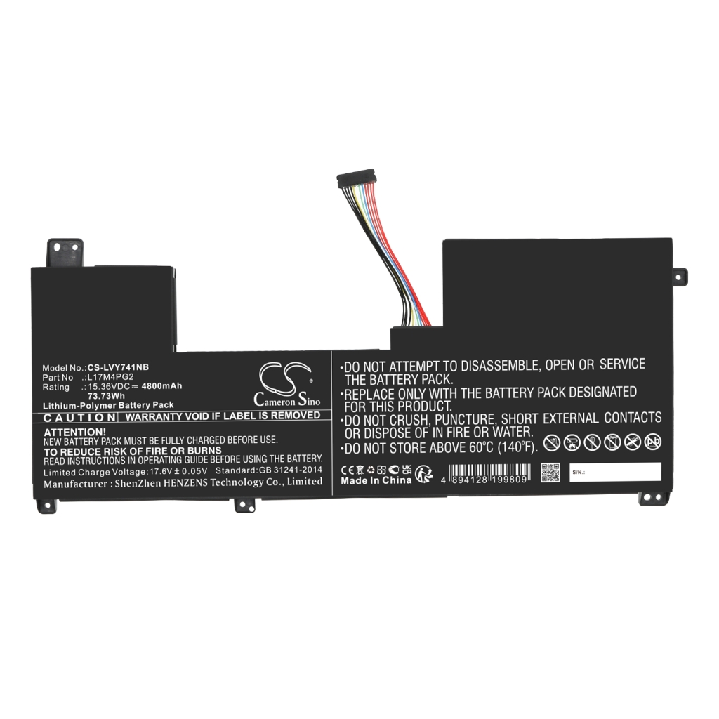 Batería para portátil Lenovo CS-LVY741NB