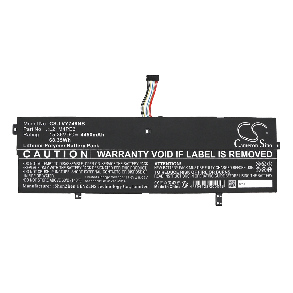 Batería para portátil Lenovo CS-LVY748NB