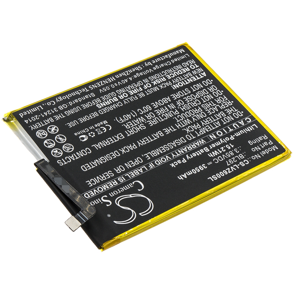 Batería del teléfono móvil Lenovo CS-LVZ600SL