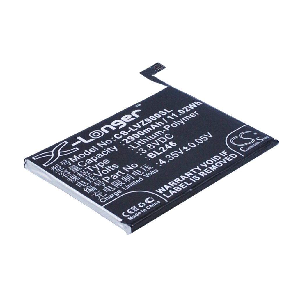Batería del teléfono móvil Lenovo CS-LVZ900SL