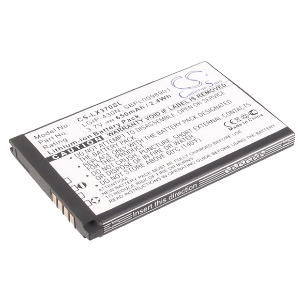 Batería del teléfono móvil LG MN240