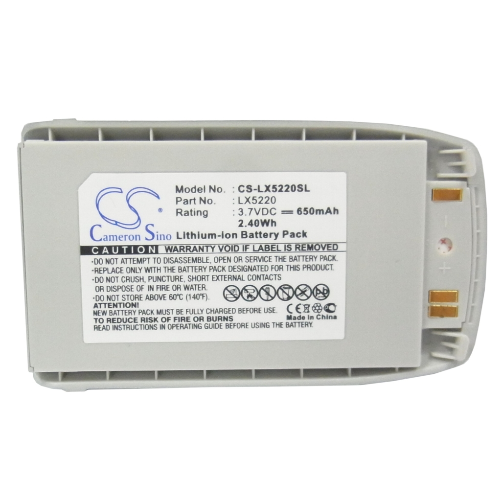 Batería del teléfono móvil LG CS-LX5220SL