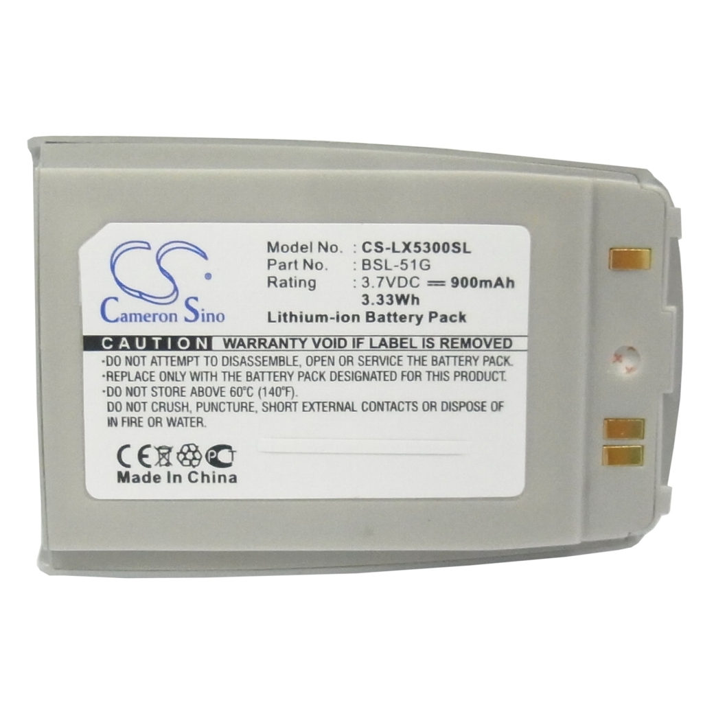 Batería del teléfono móvil LG CS-LX5300SL