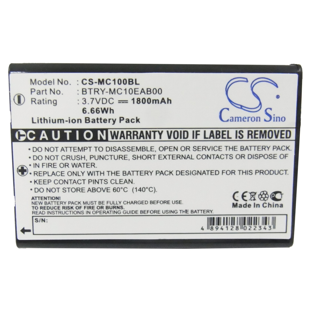Batería de código de barras, escáner Symbol MC1000-KU0LA2U000R