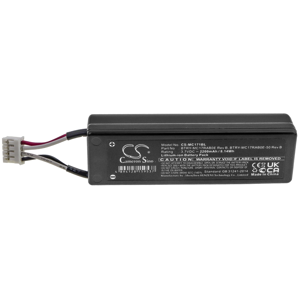 Batería de código de barras, escáner Motorola CS-MC171BL