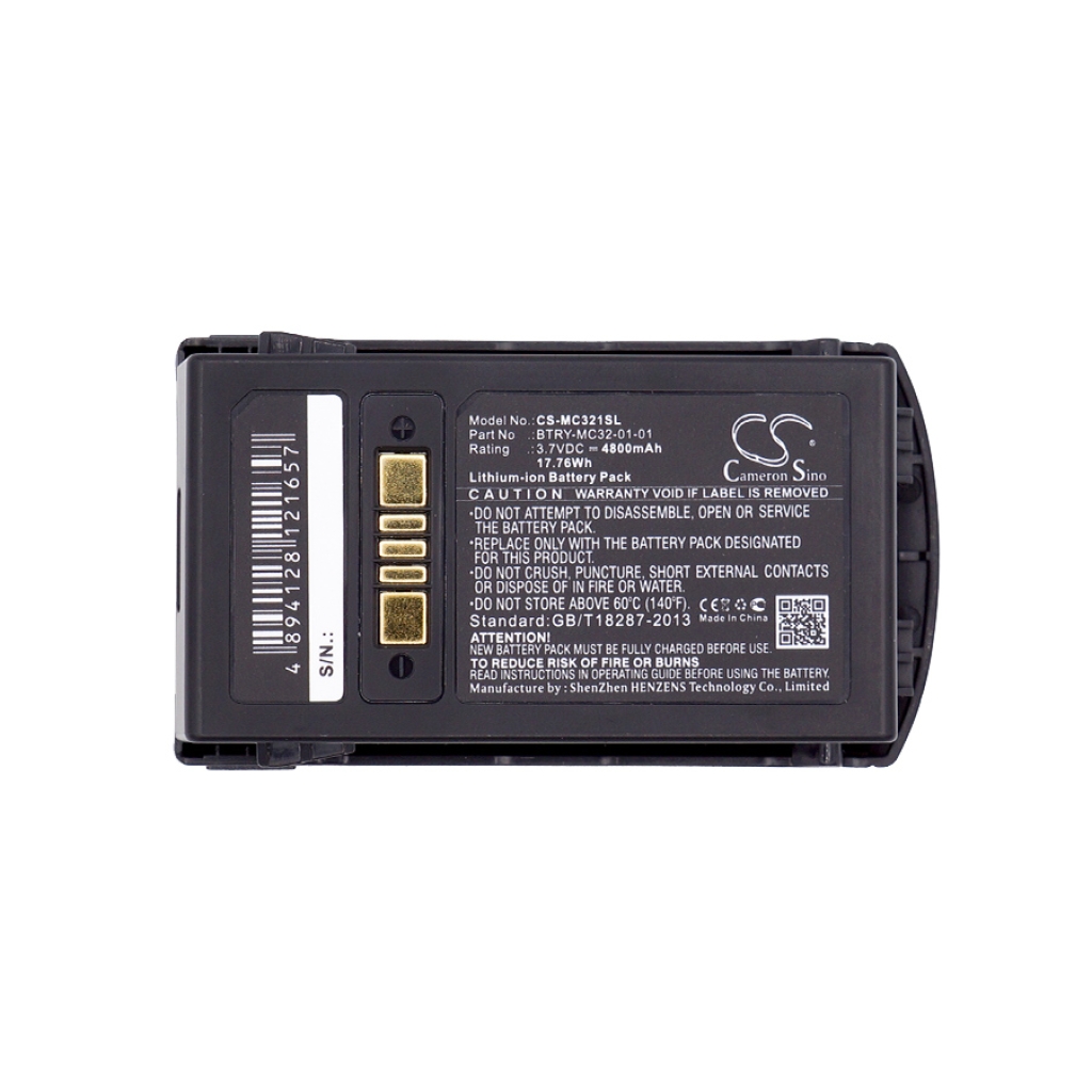 Batería de código de barras, escáner Zebra MC32N0